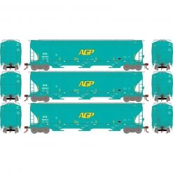 Athearn HO Trinity 3-Bay Hoppers, DJTX # 1 (3)