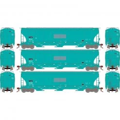 Athearn HO Trinity 3-Bay Hoppers, INTX # 1 (3)