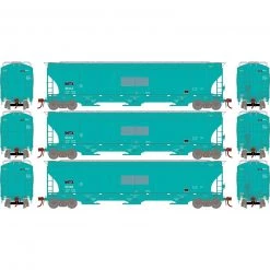 Athearn HO Trinity 3-Bay Hoppers, INTX # 2 (3)