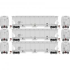 Athearn HO Trinity 3-Bay Hoppers, GCCX # 1 (3)