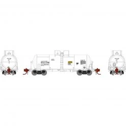 Athearn N 13,600-Galon Acid Tank, UTLX, White #11745