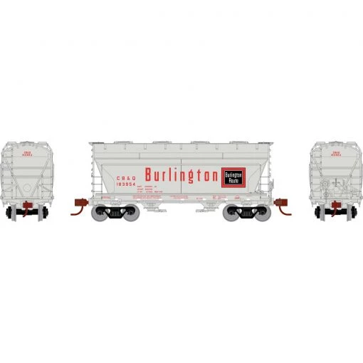 Athearn N ACF 2970 Covered Hopper, CB&Q #183954 6 Athearn N ACF 2970 Covered Hopper, CB&Q #183954 -Athearn Sales Shop ATHGN24690 A0 U0HP4DXX