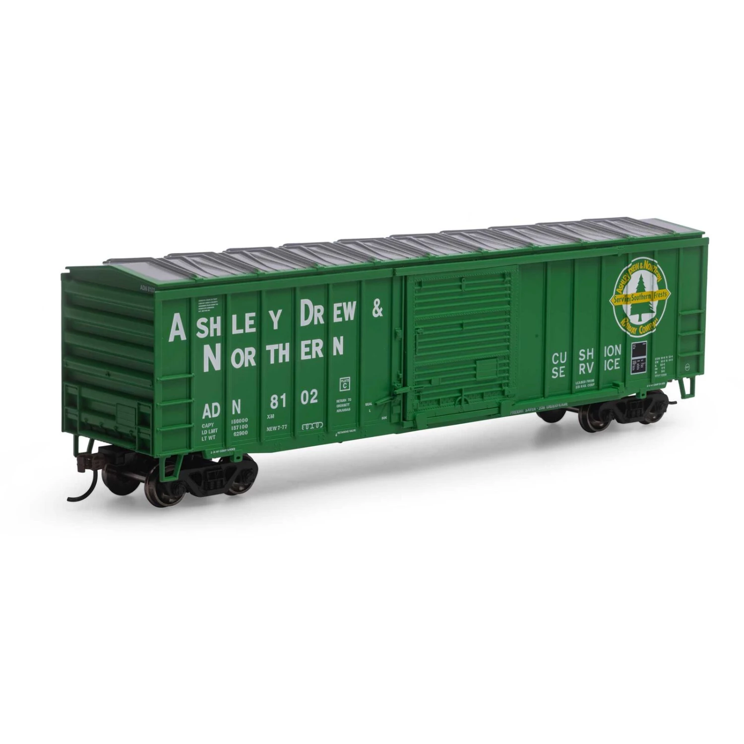 Athearn HO 50' ACF Box, AD&N #8102 3 Athearn HO 50' ACF Box, AD&N #8102