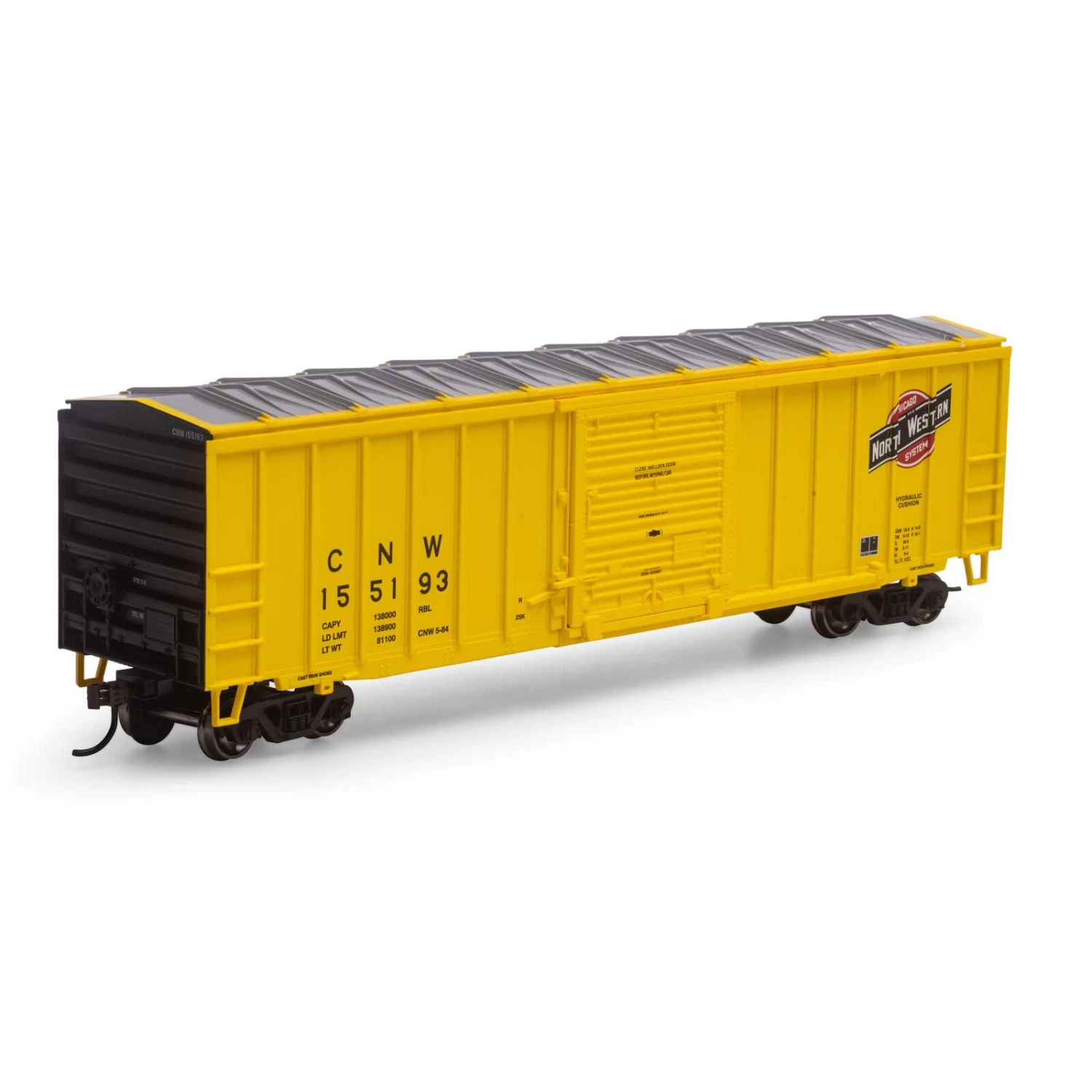 Athearn HO 50' ACF Box, C&NW #155193 3 Athearn HO 50' ACF Box, C&NW #155193