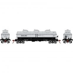 Athearn HO 3-Dome Tank, ACFX #4557