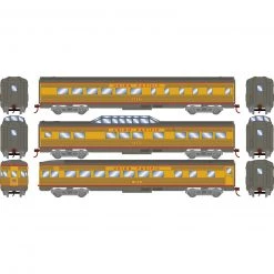 Athearn HO Streamline Passenger Cars, UP (3)
