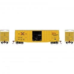 Athearn HO 50' Waffle HC Plug Door Box, FBOX #505416
