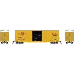 Athearn HO 50' Waffle HC Plug Door Box, FBOX #505468