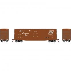 Athearn HO 50' Waffle HC Plug Door Box, SCL #90923