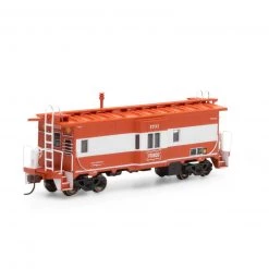 Athearn HO Bay Window Caboose, Frisco #1733